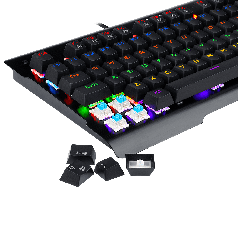 TECLADO MECANICO GAMER REDRAGON VISNU K561R-2 RAINBOW ...